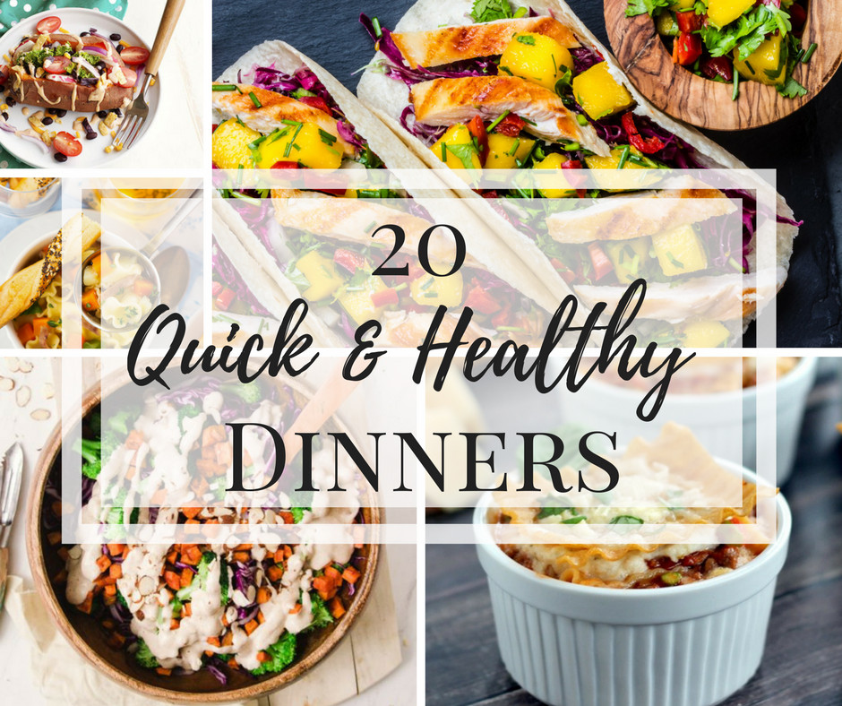 Quick Healthy Dinners For 1
 20 Quick and Healthy Dinners Hush Little Baby Newborn