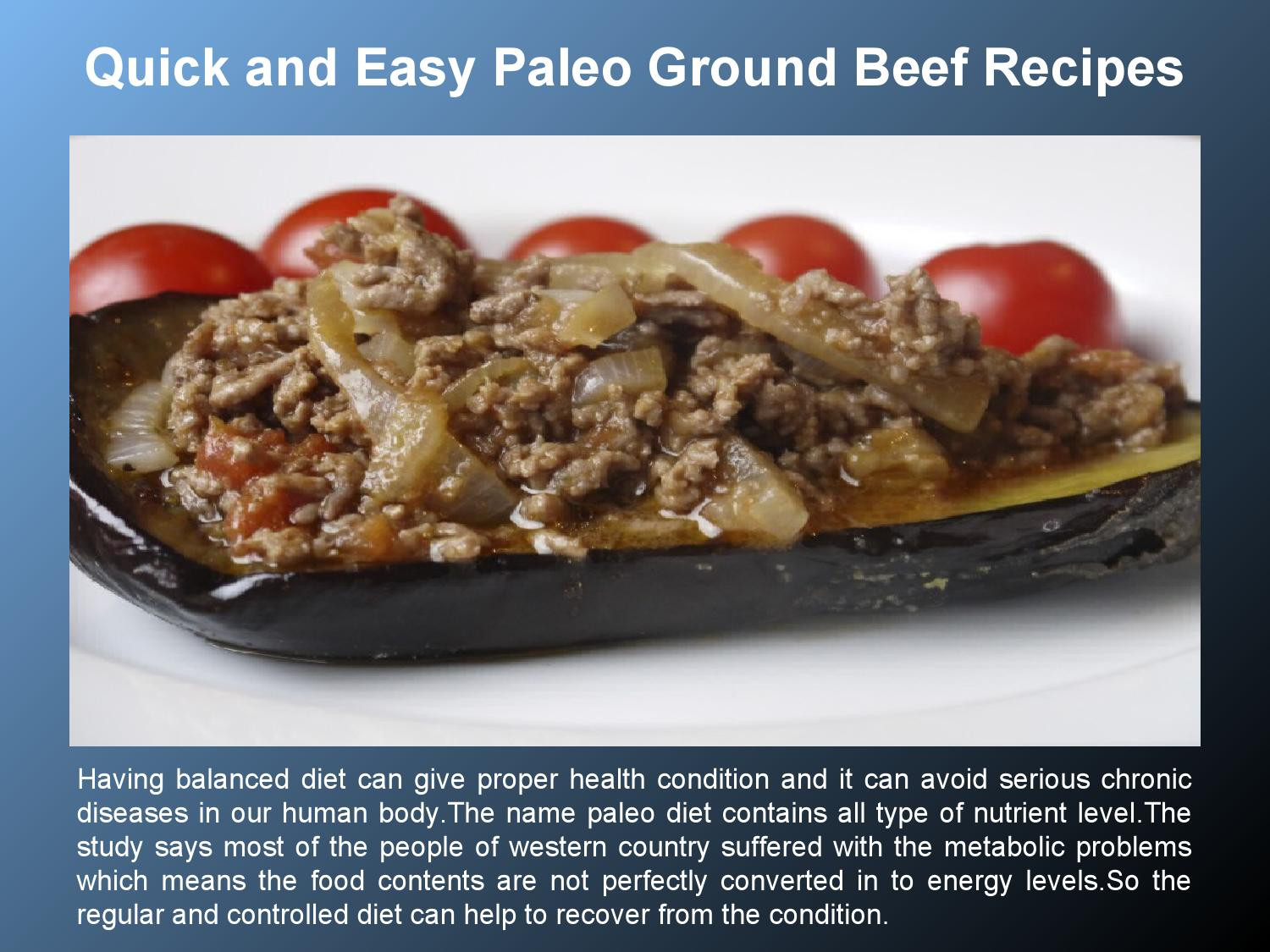 Quick Healthy Ground Beef Recipes
 Quick Paleo Ground Beef Recipes by Marlin Dee issuu