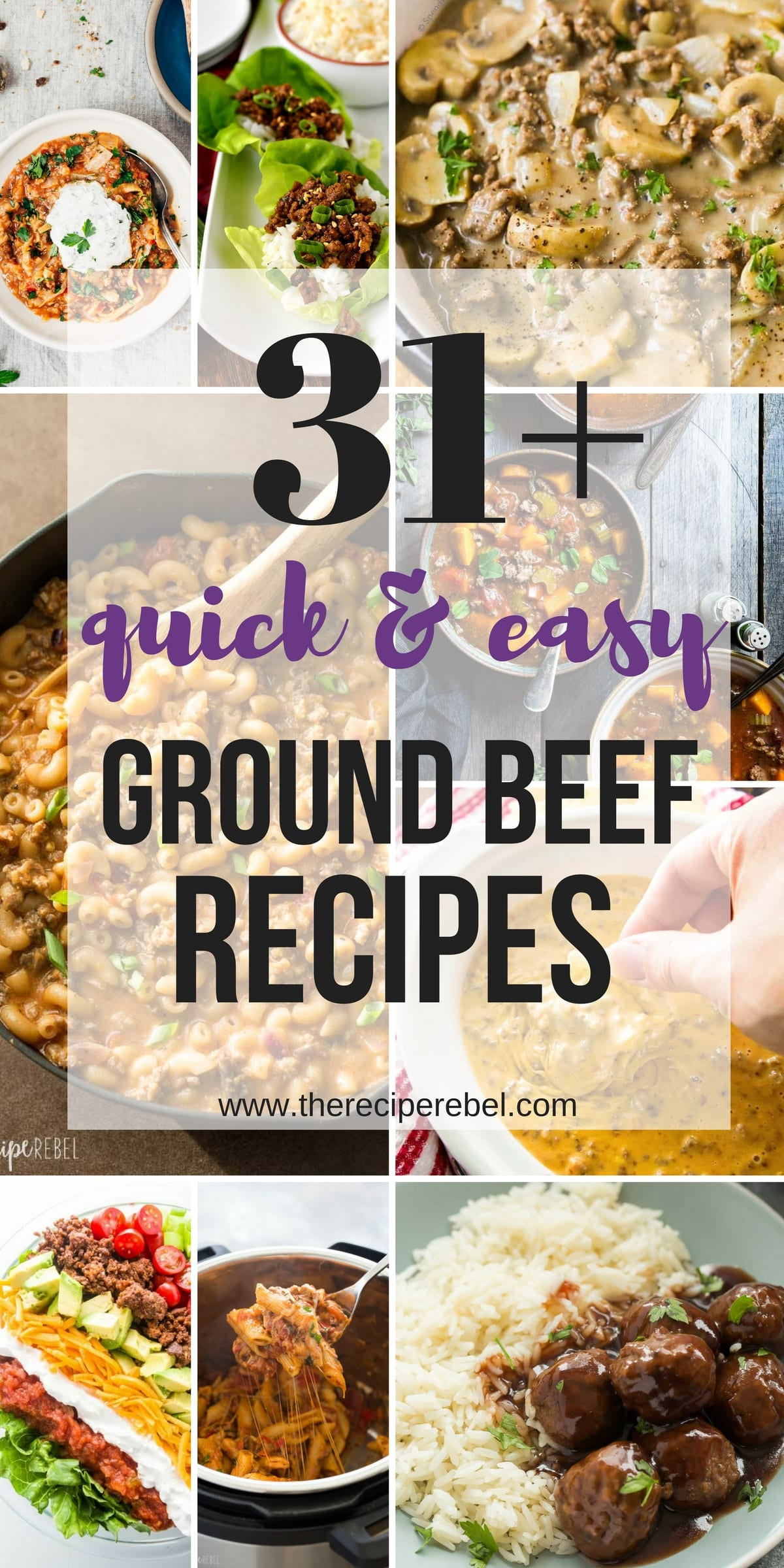 Quick Healthy Ground Beef Recipes
 31 Quick Ground Beef Recipes easy family friendly
