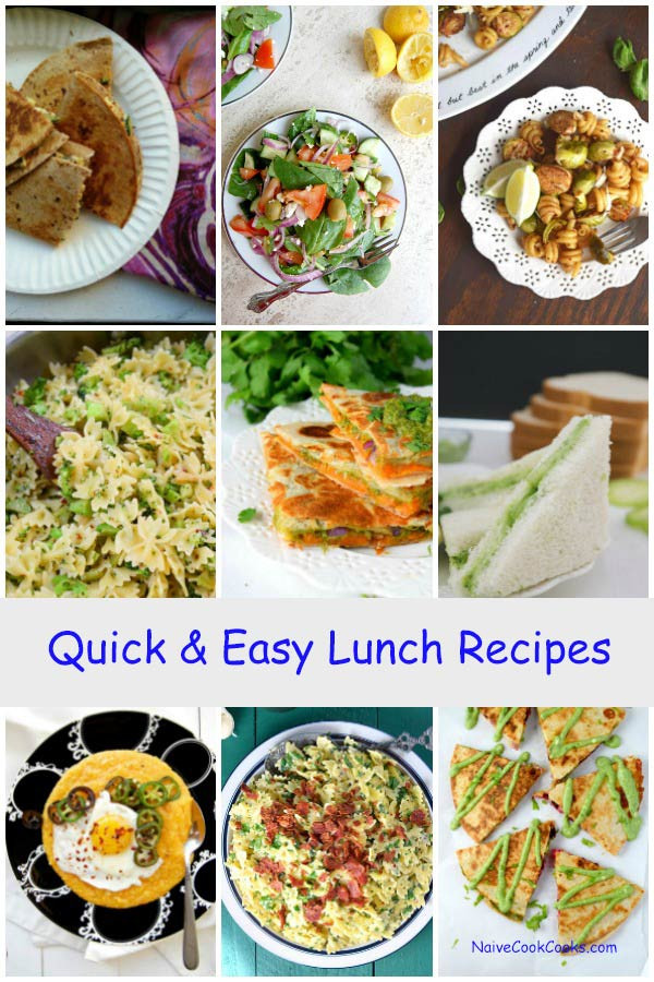 Quick Healthy Lunches To Go
 Quick & Easy Lunch Recipes