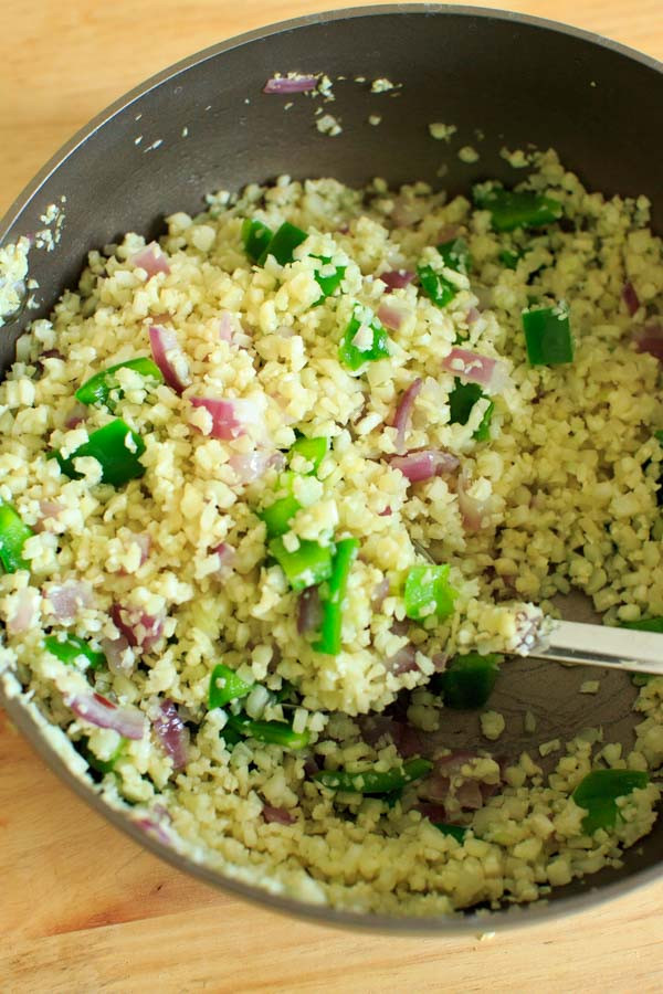 Quick Healthy Side Dishes
 Riced Cauliflower Low carb 15 minute healthy side
