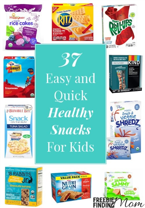 Quick Healthy Snacks For Kids
 37 Easy and Quick Healthy Snacks For Kids