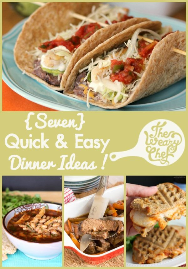 Quick Summer Dinner Ideas
 Easy Weekly Dinner Menu 124 Mommy needs a break The