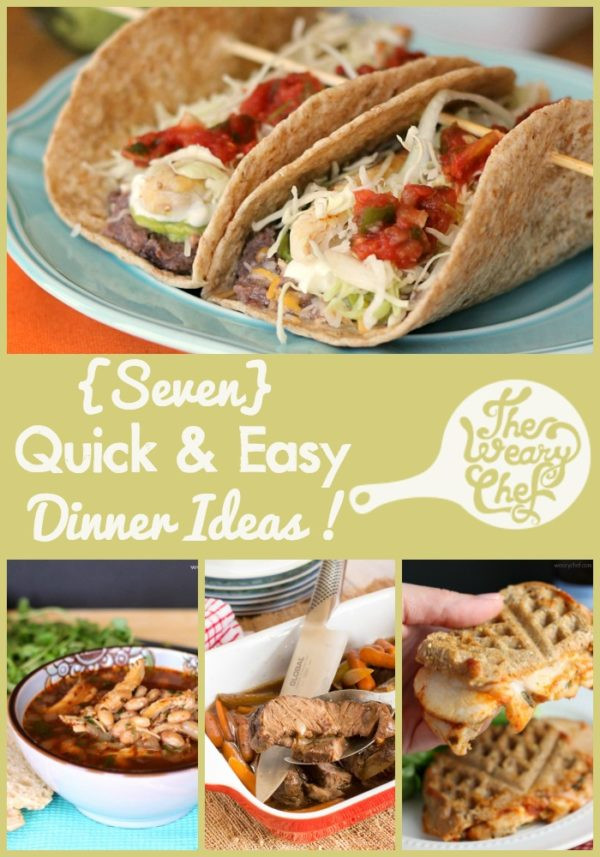 Quick Summer Dinners
 Easy Weekly Dinner Menu 124 Mommy needs a break The