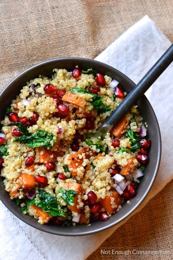 Quinoa Healthy Or Not
 Warm Quinoa Sweet Potato and Kale Salad Recipe