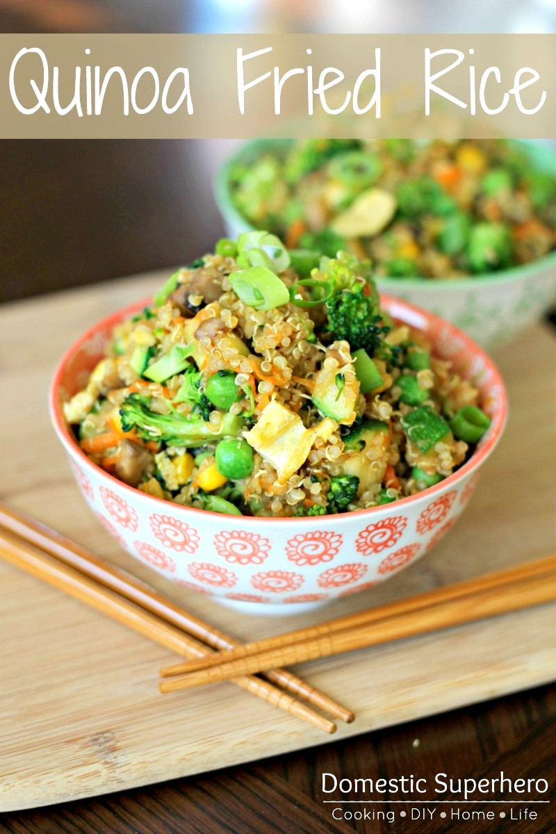 Quinoa Recipe Healthy
 Quinoa Fried Rice Domestic Superhero