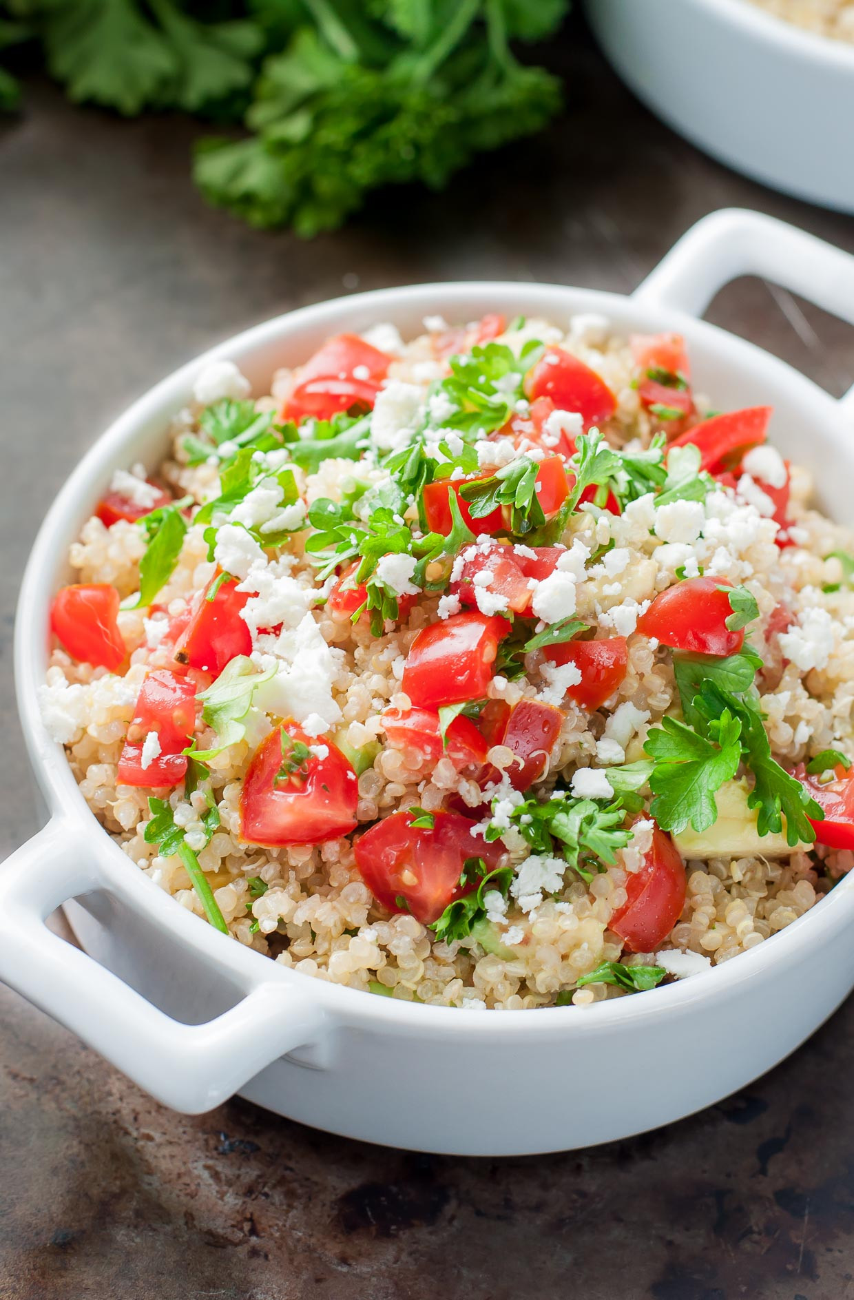 Quinoa Salad Recipes Healthy
 Healthy Tomato Avocado Quinoa Salad with Feta