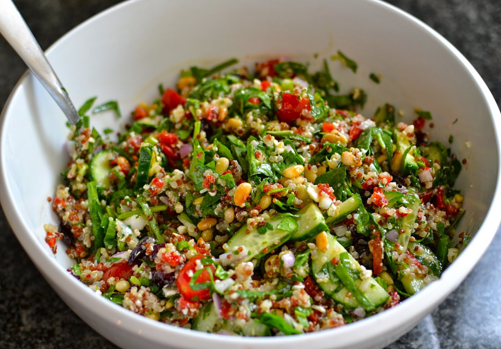 Quinoa Salads Healthy
 Delicious Reads Delicious Dish Quinoa and Spinach Salad