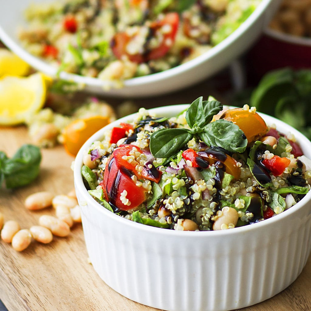 Quinoa Salads Healthy
 Tuscan White Bean and Quinoa Salad Healthy Gluten Free