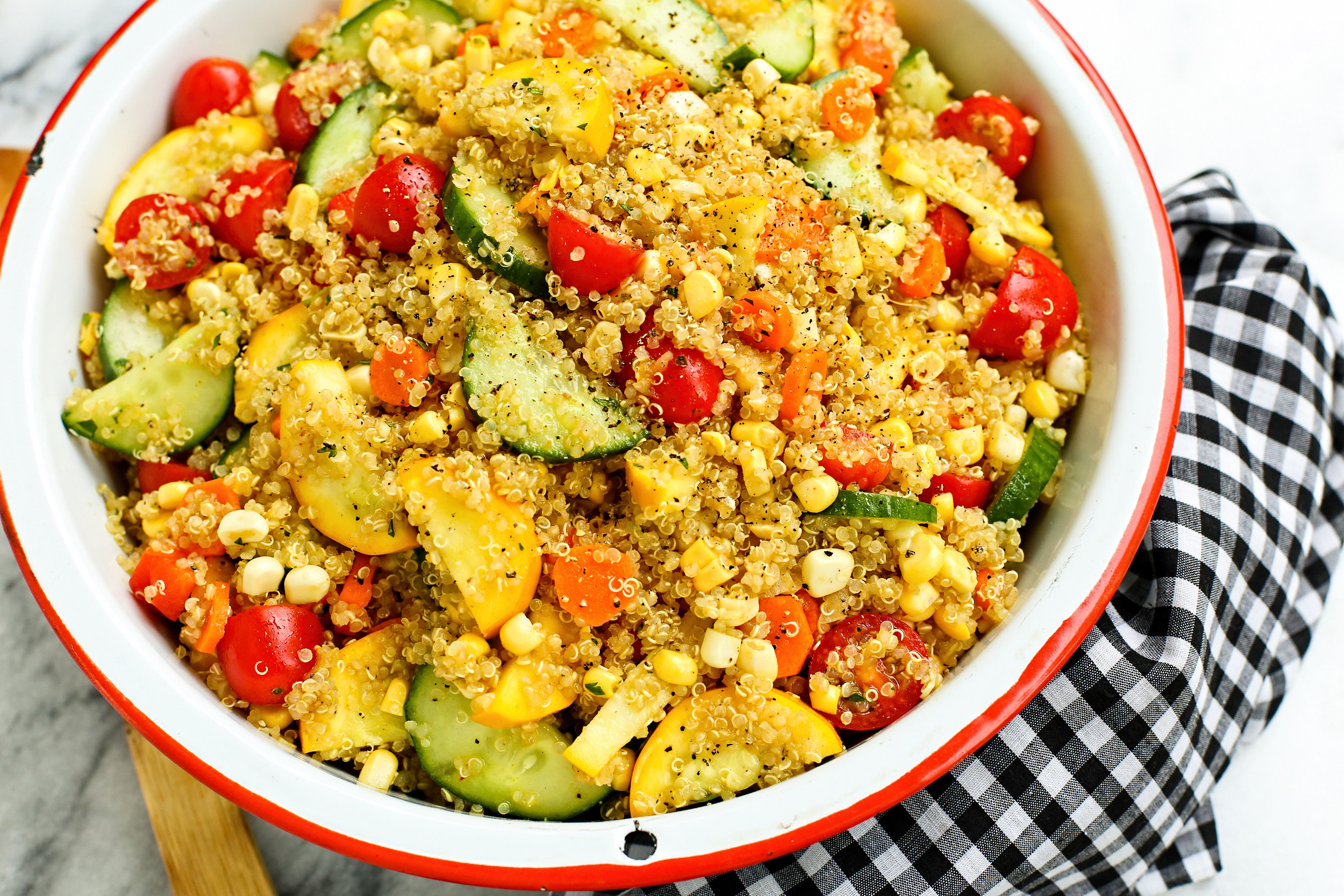 Quinoa Summer Salad
 End of Summer Quinoa Salad