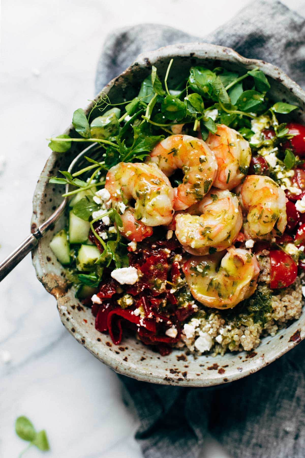 Quinoa Summer Salad
 Summer Quinoa Salad Jars with Lemon Dill Dressing Recipe