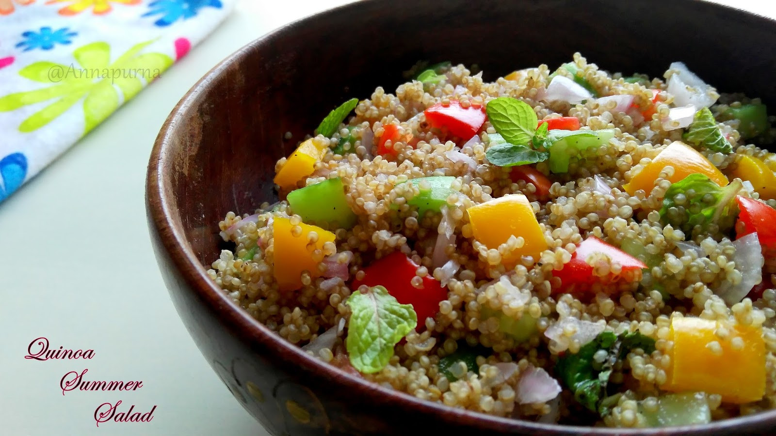 Quinoa Summer Salad
 Annapurna Quinoa Summer Salad