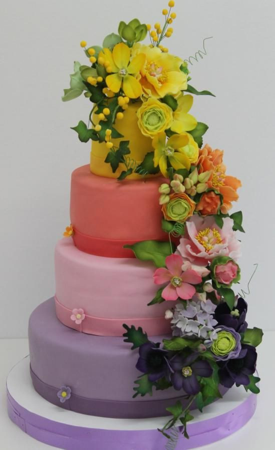 Rainbow Wedding Cakes
 Rainbow Wedding Cakes