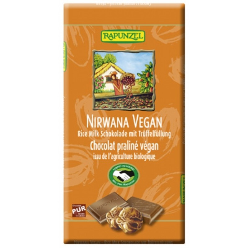 Rapunzel Organic Cocoa Powder
 Rapunzel Nirwana Vegan Milk Chocolate Truffle Bar 100g