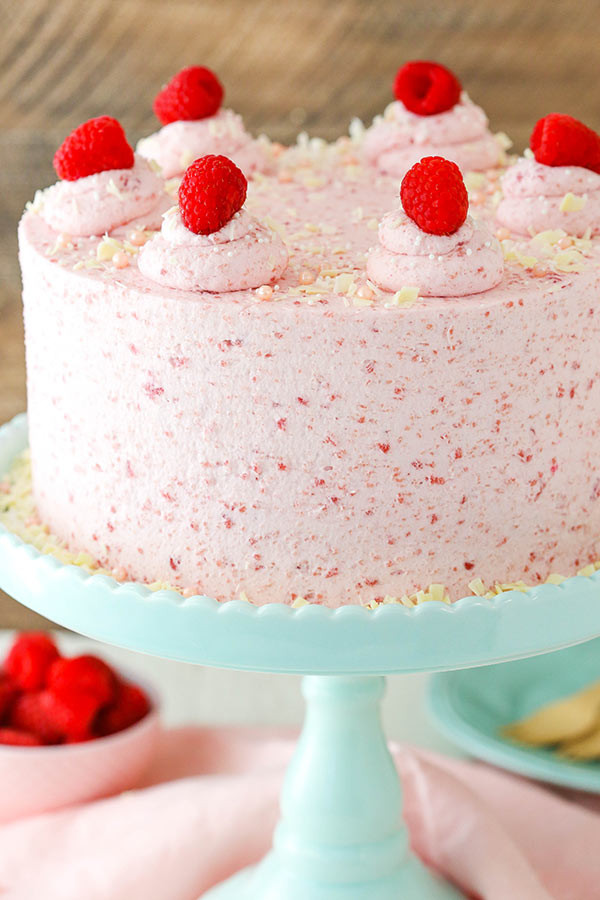 Raspberry Mousse Filling For Wedding Cake
 White Chocolate Raspberry Mousse Cake Life Love and Sugar