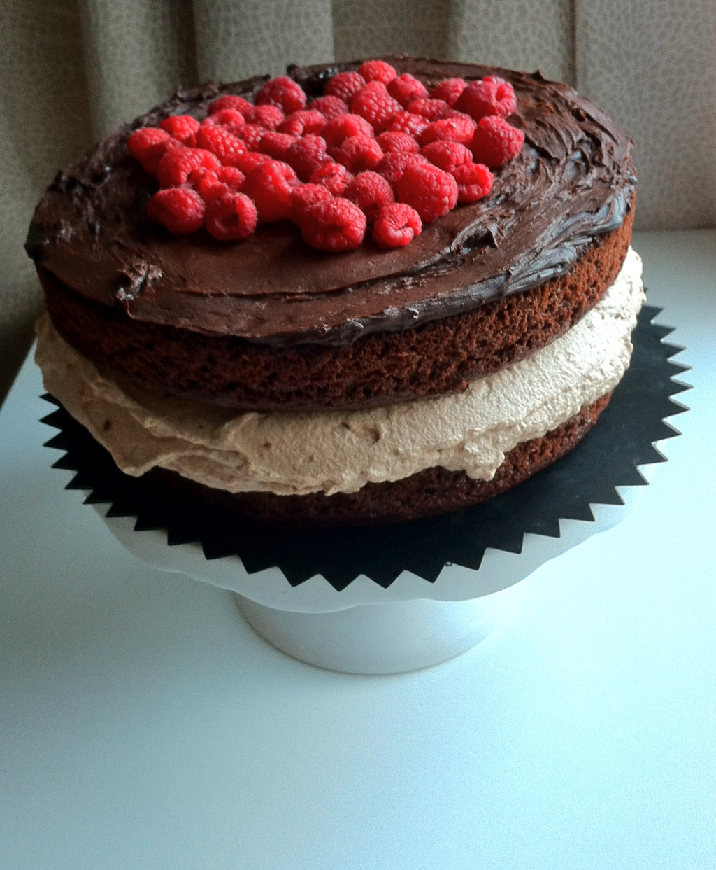 Raspberry Mousse Filling For Wedding Cake
 chocolate cake with raspberry mousse filling