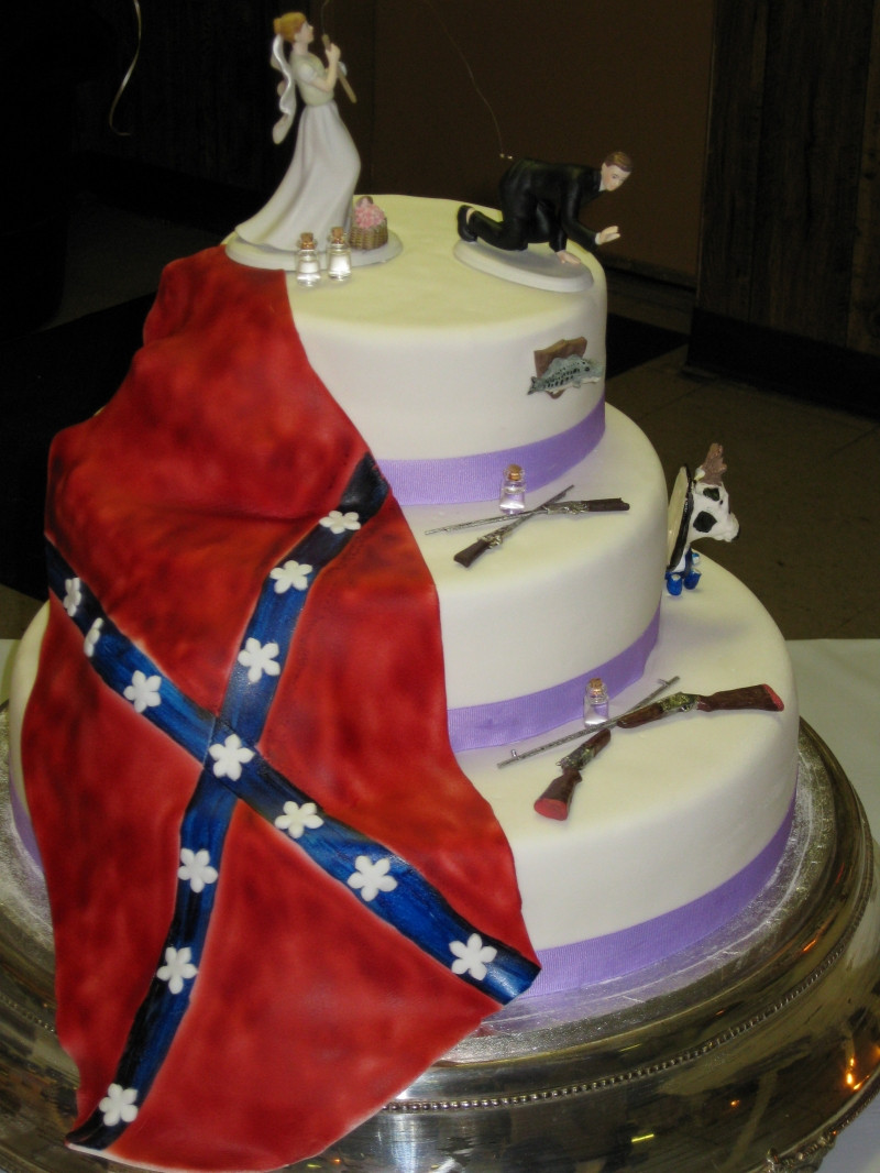 Rebel Flag Wedding Cakes
 ugly bridesmaid dress