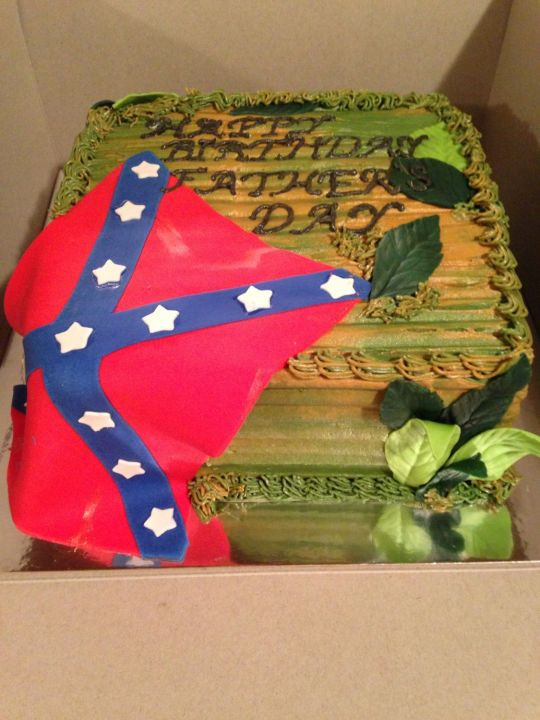 Rebel Flag Wedding Cakes
 Rebel flag cake cake by Sams4 CakesDecor