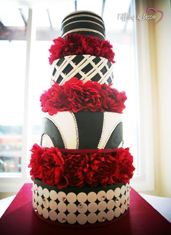 Red And Black Wedding Cakes
 Southern Blue Celebrations Red Wedding Cake Inspirations
