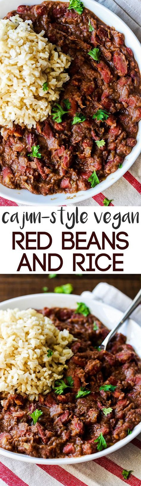 Red Beans And Rice Healthy
 These Cajun Style Vegan Red Beans and Rice are a healthy