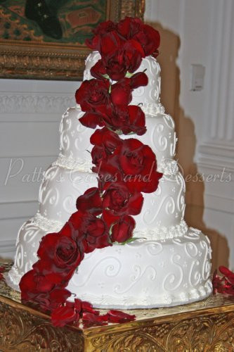 Red Rose Wedding Cakes
 Gorgeous wedding cakes Archives Patty s Cakes and Desserts