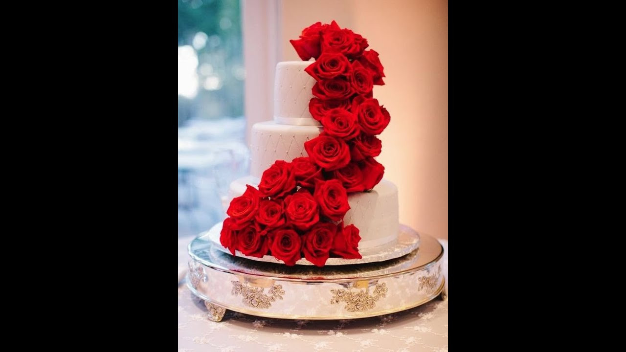 Red Rose Wedding Cakes
 Healthy lifestyle 100 THE MOST BEAUTIFUL WEDDING CAKES