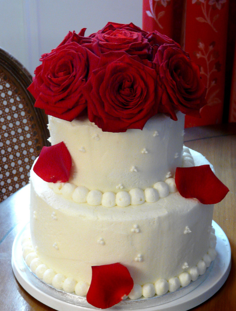 Red Rose Wedding Cakes
 Red Rose Wedding Cake