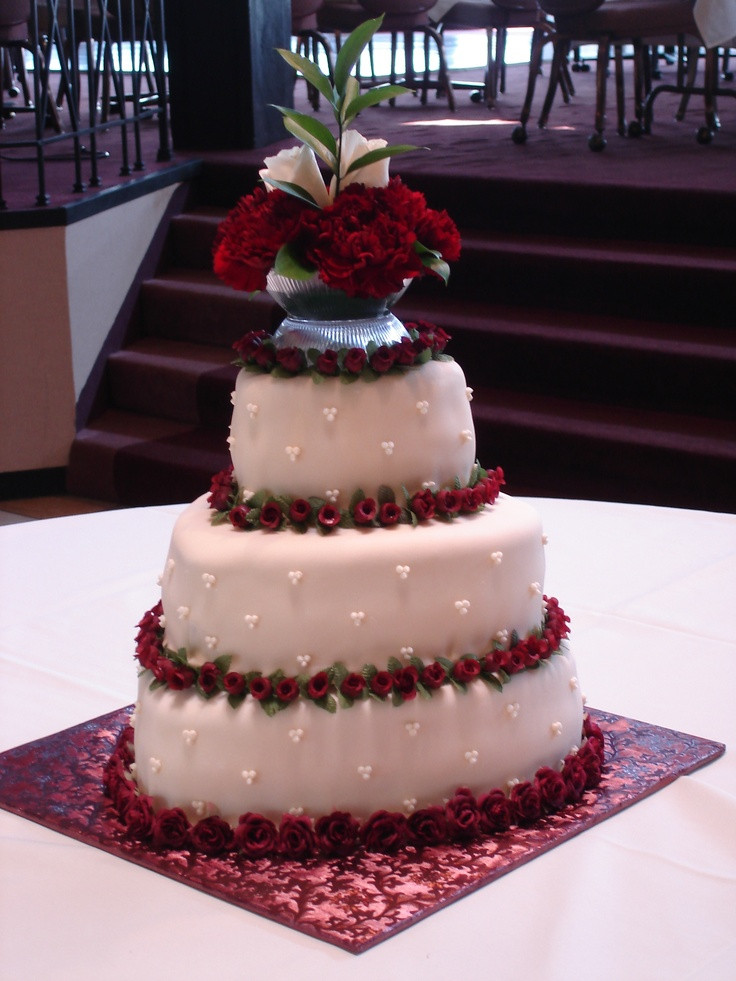 Red Velvet Wedding Cake Recipe
 Heart shaped Wedding cake Red Velvet