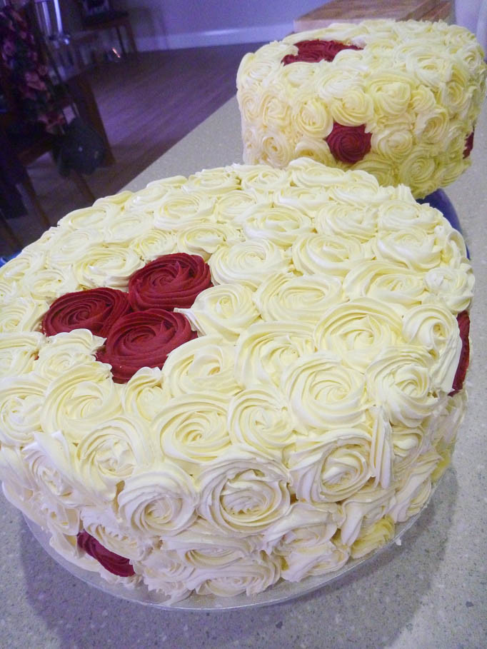Red Velvet Wedding Cake Recipe
 Red velvet cheesecake wedding cake idea in 2017