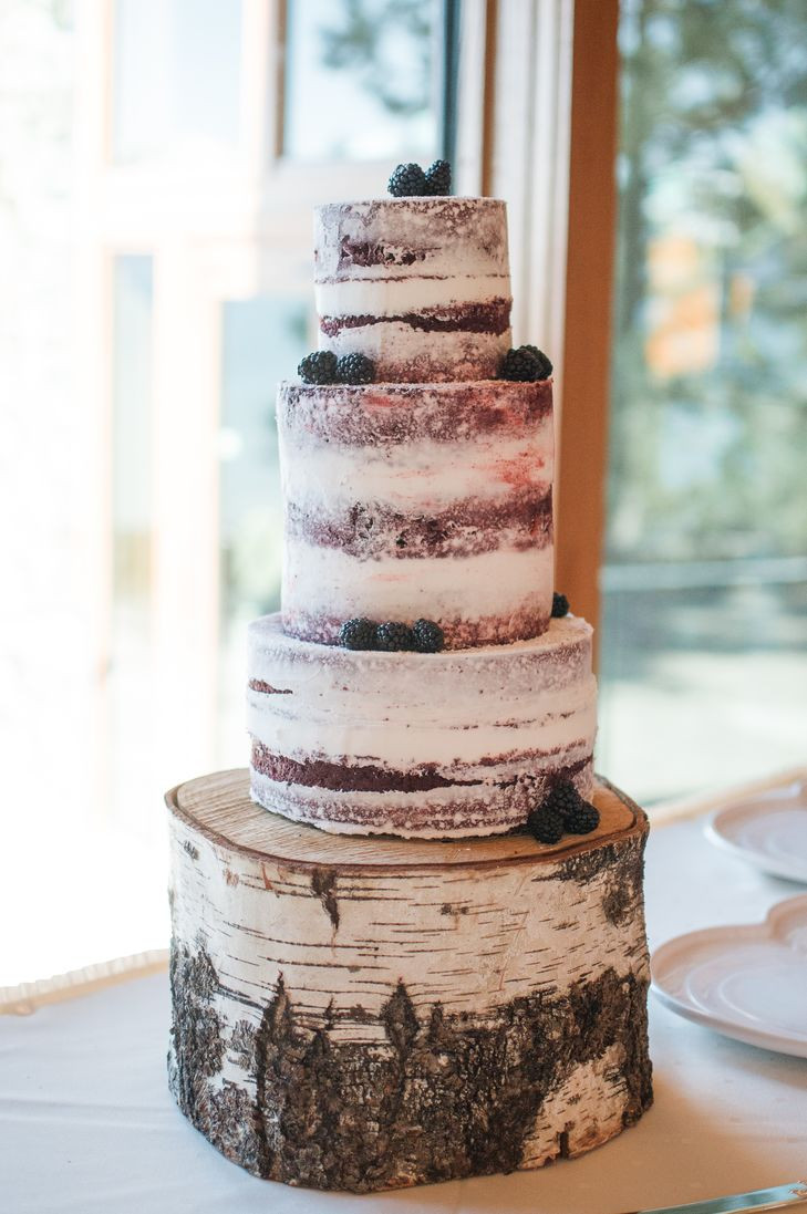 Red Velvet Wedding Cake
 DIY Red Velvet Naked Wedding Cake