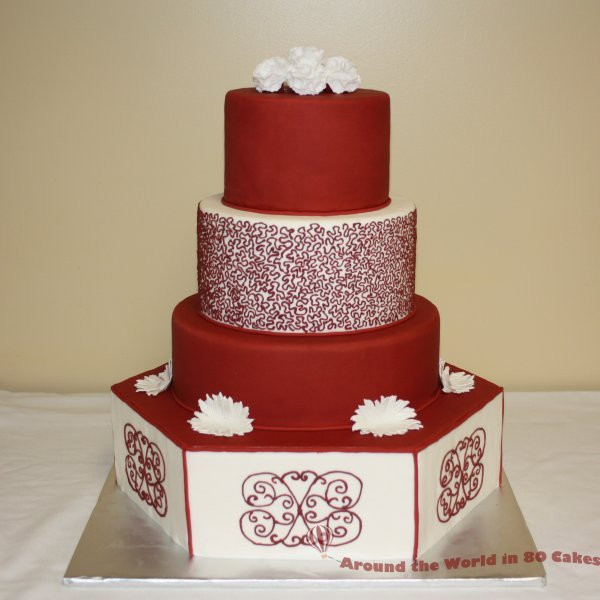 Red Wedding Cakes
 Southern Blue Celebrations Red Wedding Cake Inspirations