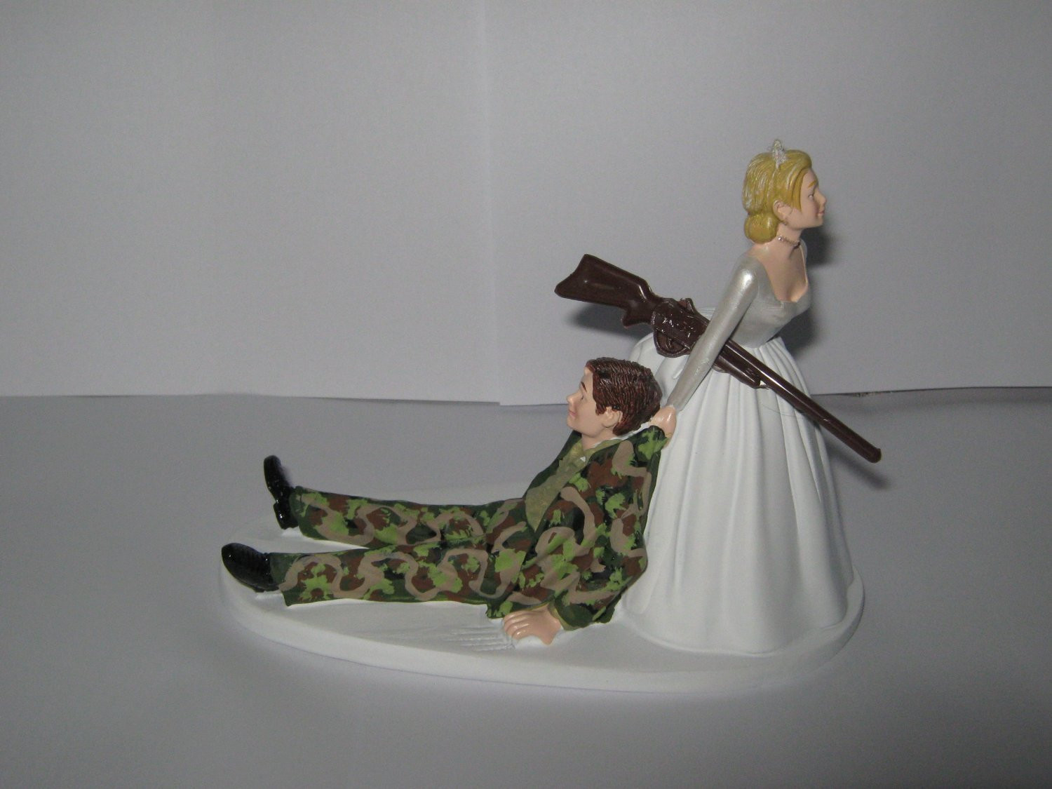 Redneck Wedding Cakes Toppers
 Wedding Reception Ceremony Party Redneck Camo Hunting Hunter