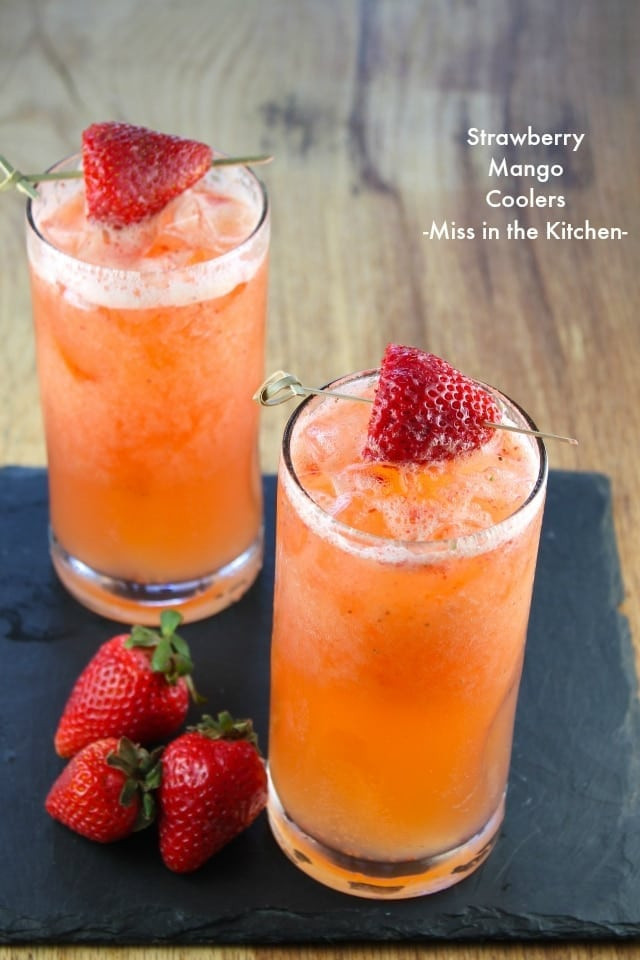 Refreshing Summer Vodka Drinks
 Strawberry Mango Coolers Miss in the Kitchen