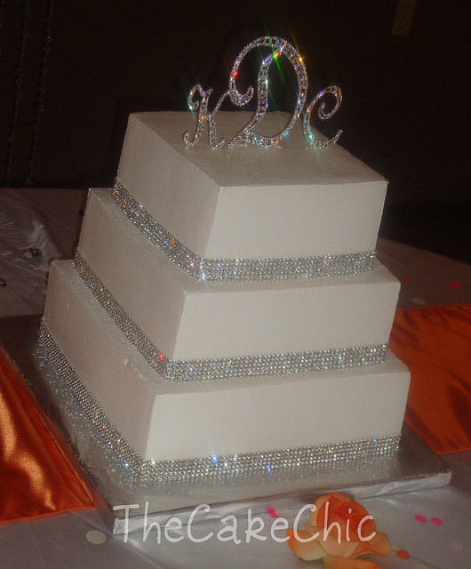 Rhinestones Wedding Cakes
 wedding cake toppers Rhinestone Wedding Cake Toppers