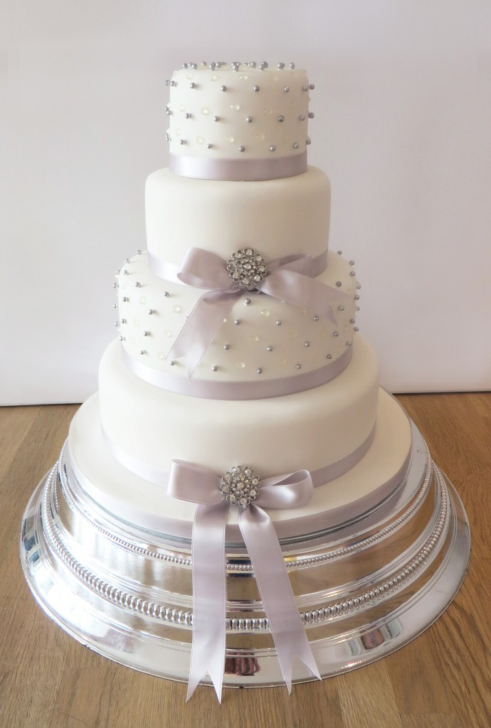Ribboned Wedding Cakes
 Wedding Cakes The Cakery Leamington Spa