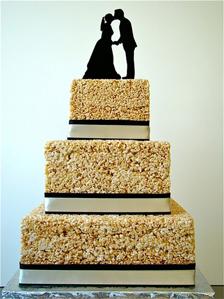 Rice Krispie Wedding Cakes
 7 Nontraditional Wedding Cake Ideas For the Creative