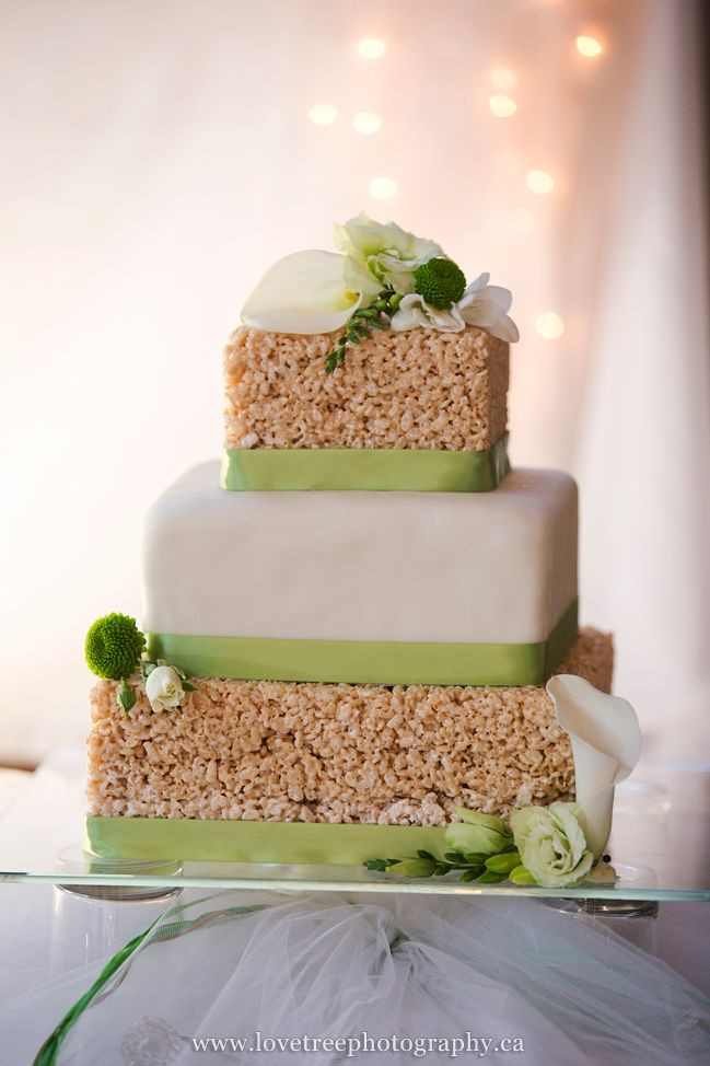 Rice Krispie Wedding Cakes
 rice krispie wedding cake