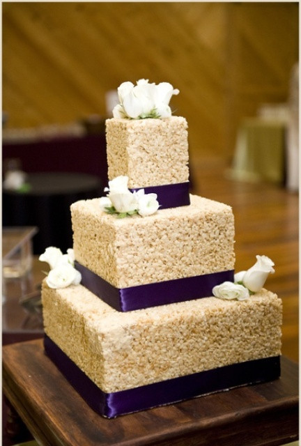 Rice Krispie Wedding Cakes
 25 Tasty And Easy To Make Rice Krispie Wedding Cakes