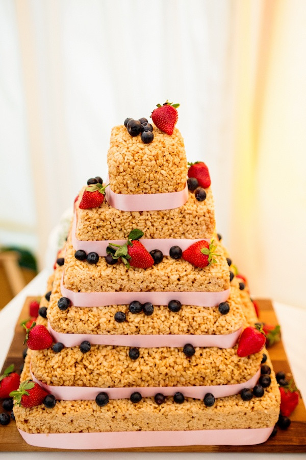 Rice Krispie Wedding Cakes
 rice krispie wedding cake Wedding ideas