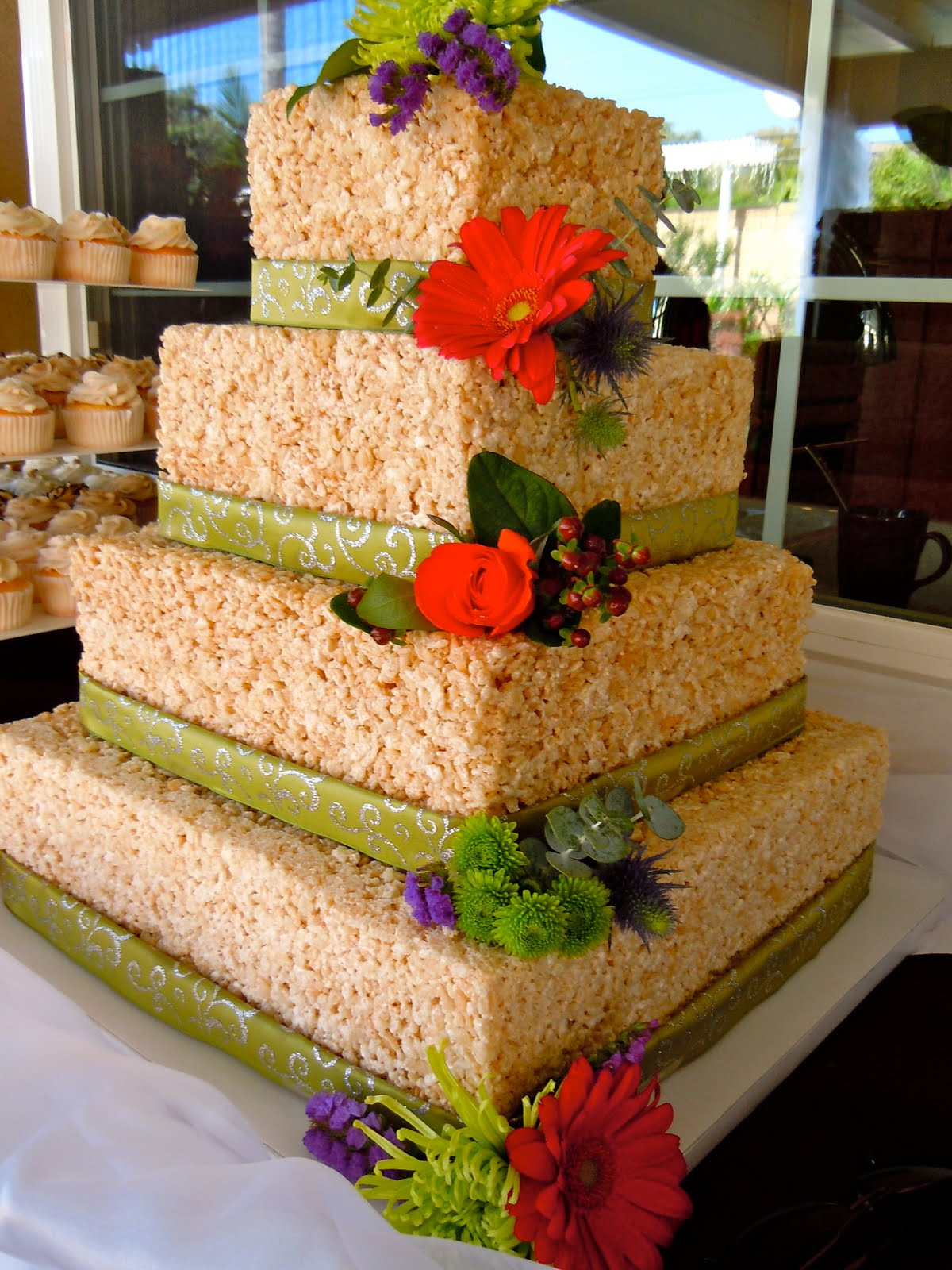 Rice Krispie Wedding Cakes
 Carla Buchanan Designs Rice Krispie Wedding Cake My