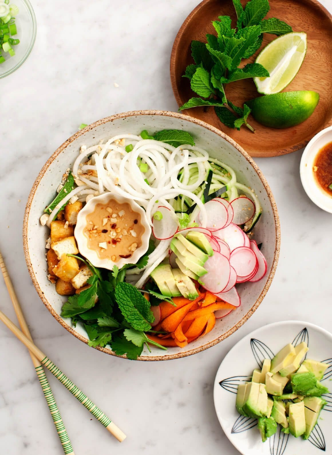 Rice Noodles Healthy
 Spiralized Daikon "Rice Noodle" Bowl Recipe Love and Lemons