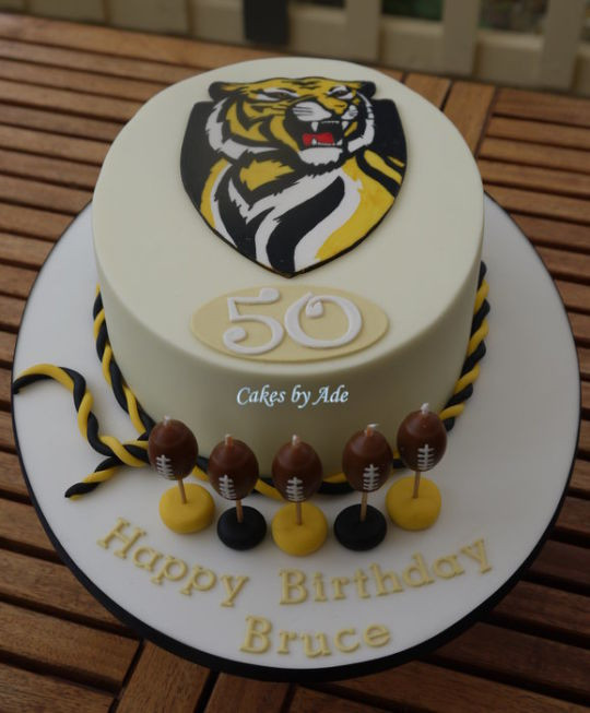 Richmond Wedding Cakes
 Richmond Football Club cake June 2012 Cake by Cakes by