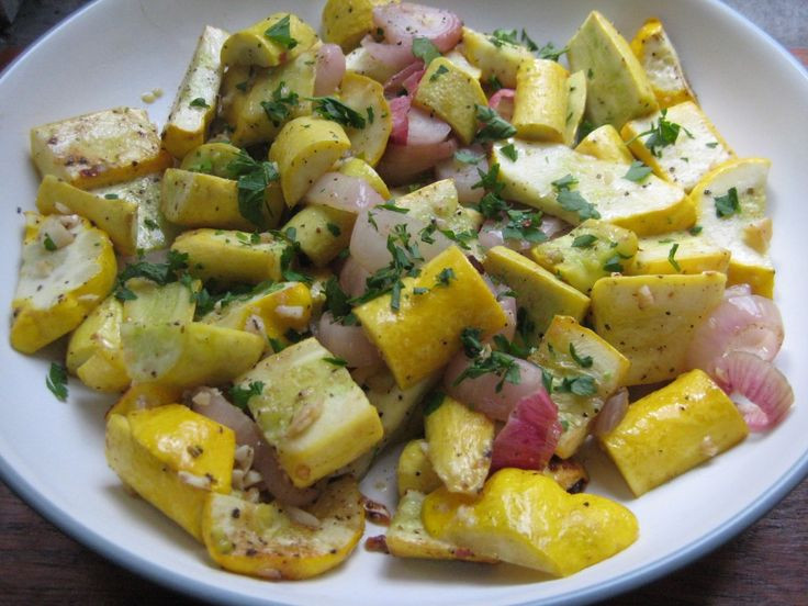 Roasted Summer Squash
 Roasted Yellow Squash Recipe — Dishmaps