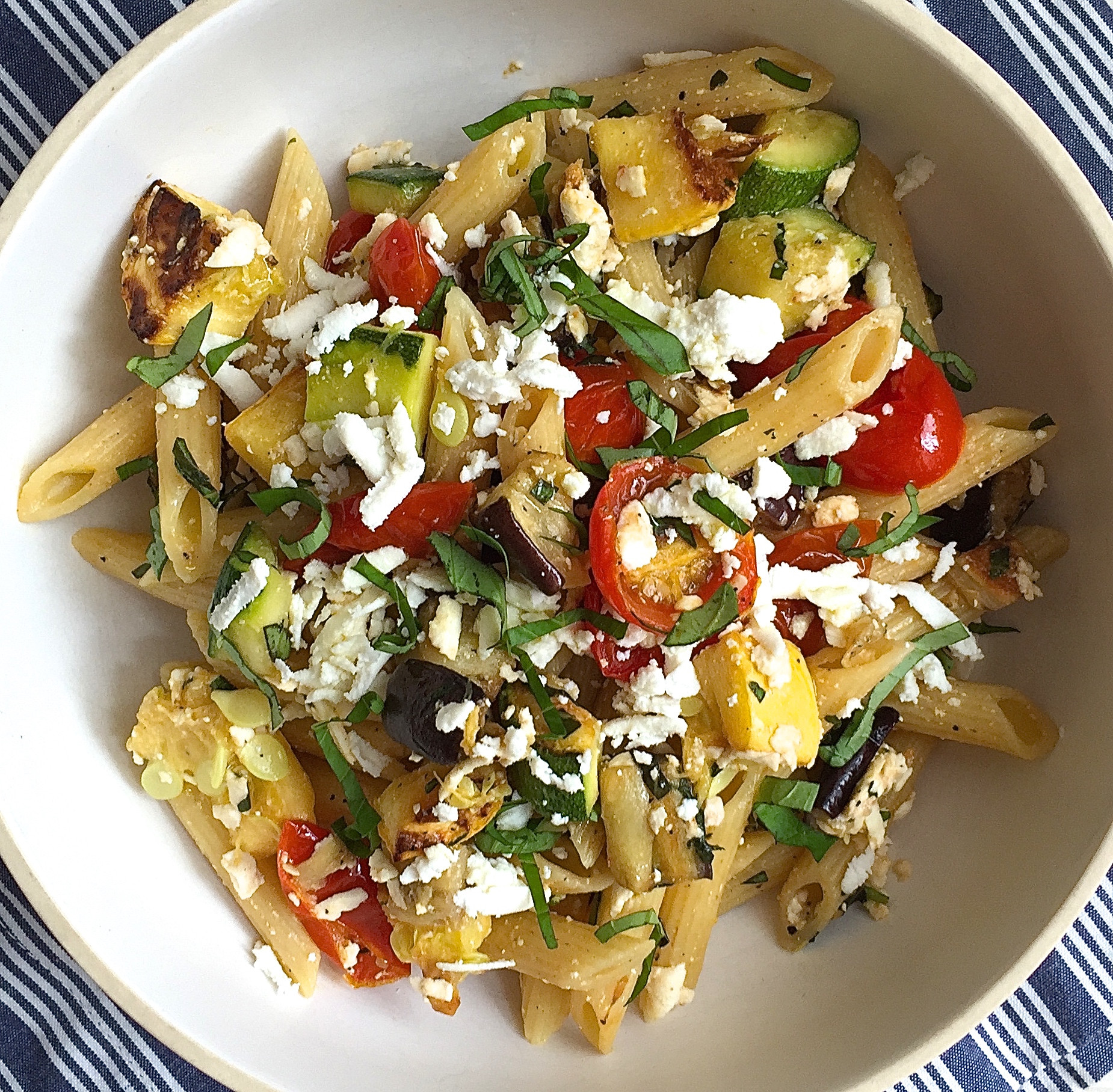 Roasted Summer Vegetables Recipe
 Penne with Roasted Summer Ve ables and Ricotta Salata