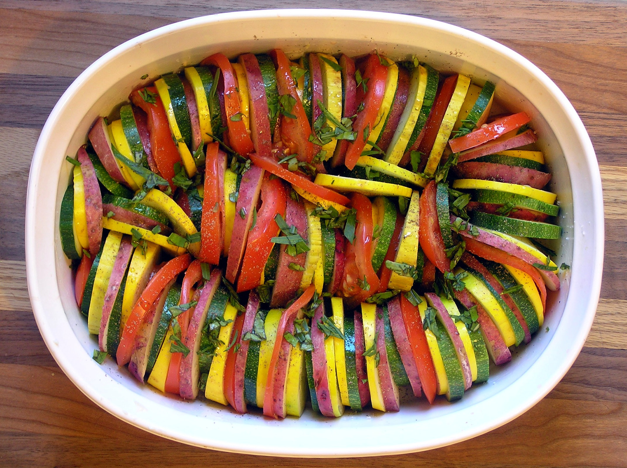Roasted Summer Vegetables
 Roasted Summer Ve able Tian