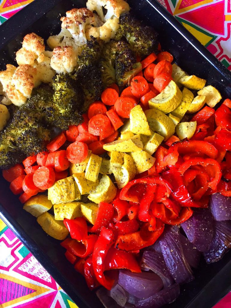Roasted Vegetables Healthy
 Rainbow Ve ables Recipe – Easy Healthy Oven Roasted