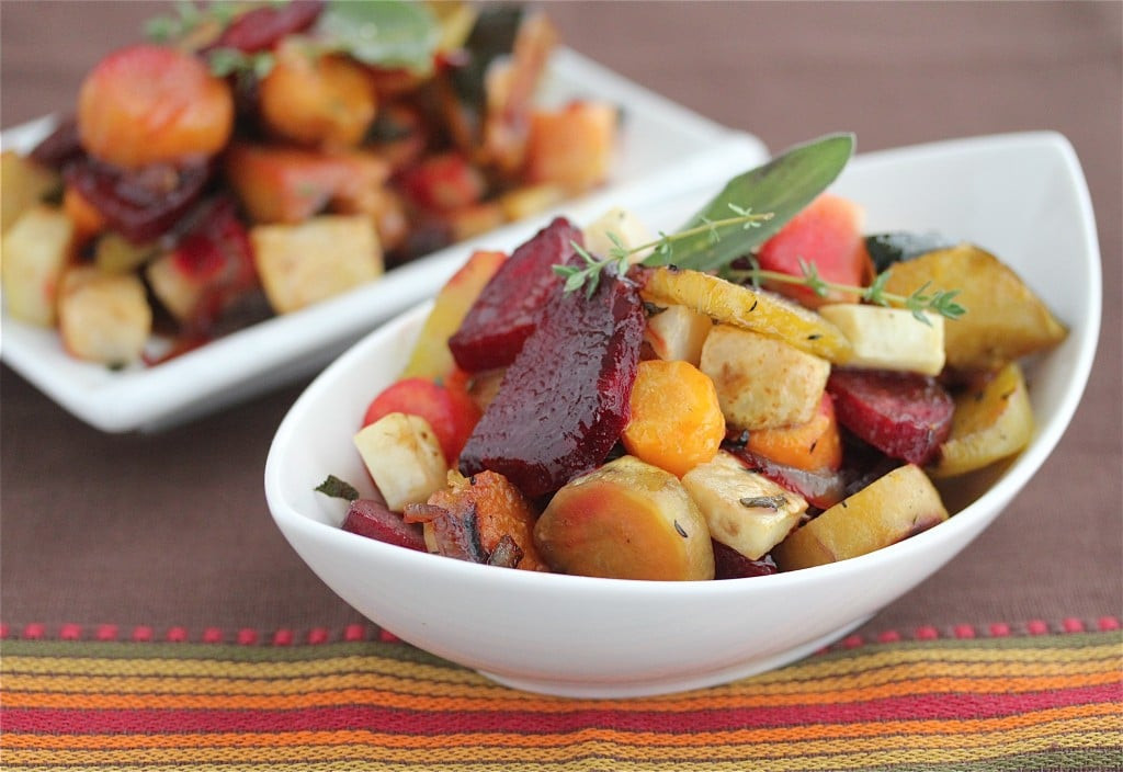 Roasted Vegetables Healthy
 Oven Roasted Ve ables with Sage and Thyme Recipe