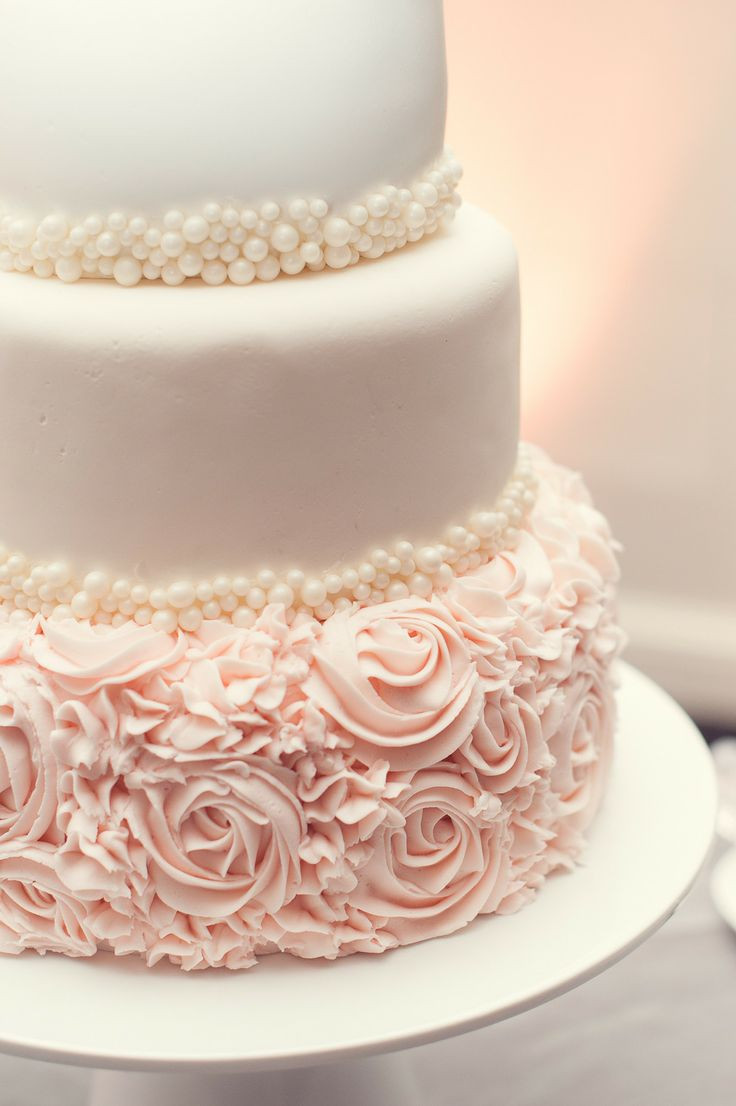 Rose Wedding Cakes
 Blush Wedding Edmonton Wedding