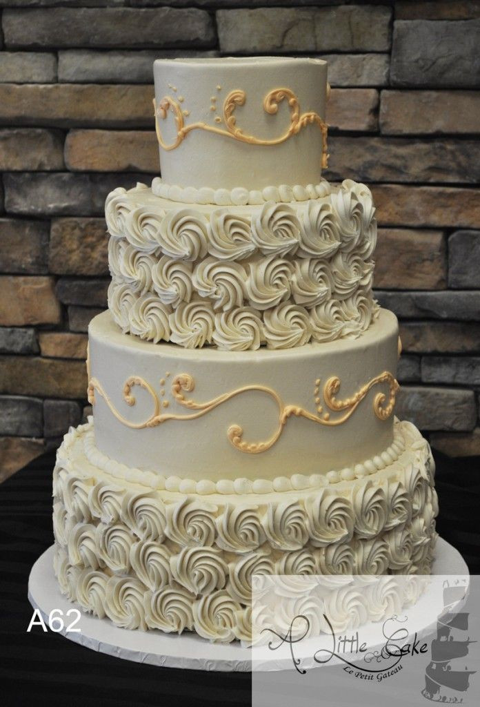 Rosette Wedding Cakes
 17 Best images about Wedding Cakes with Rosettes on