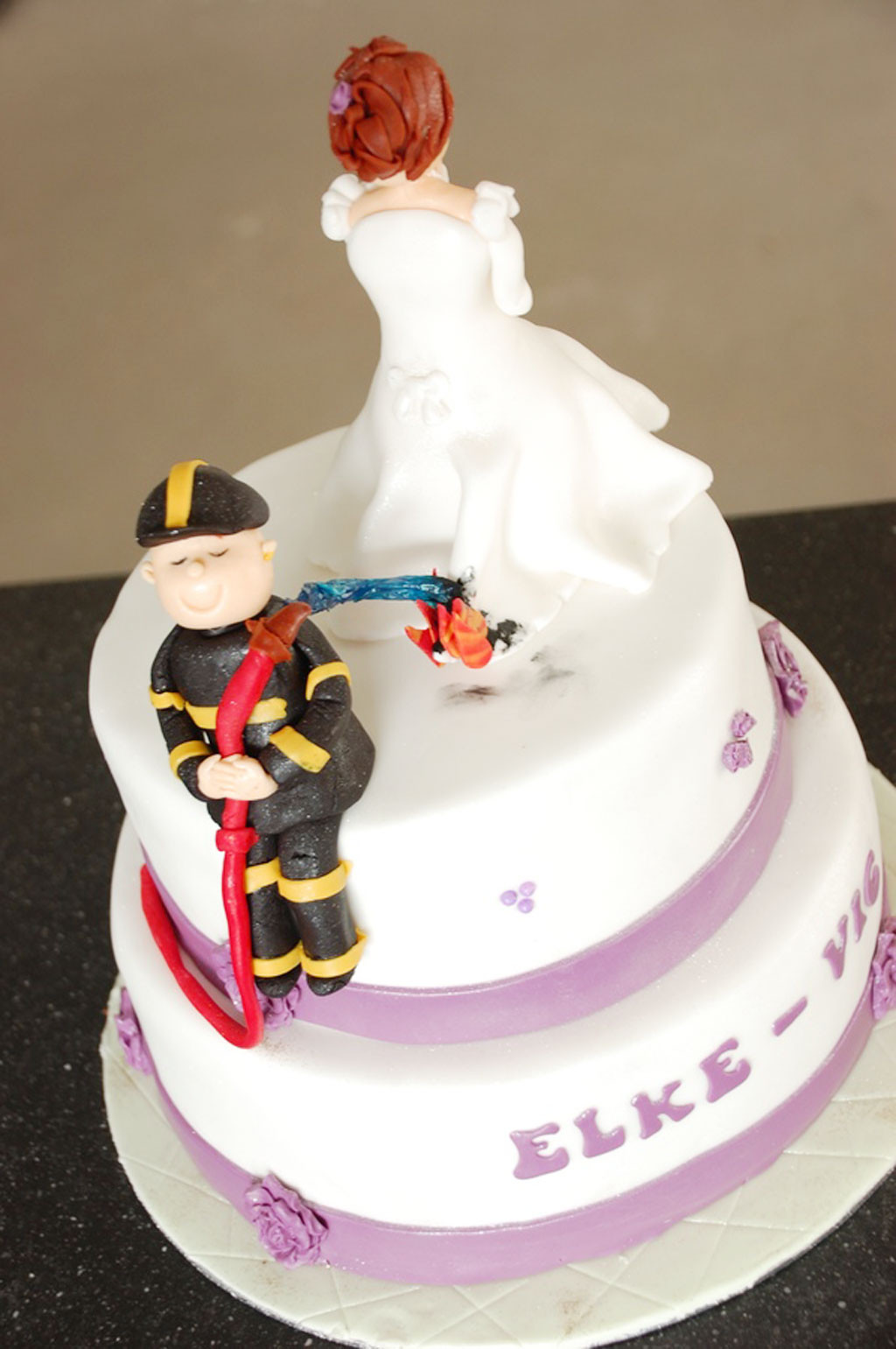 Round Wedding Cakes
 Round Fireman Wedding Cakes Wedding Cake Cake Ideas by